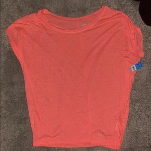 Orange workout top